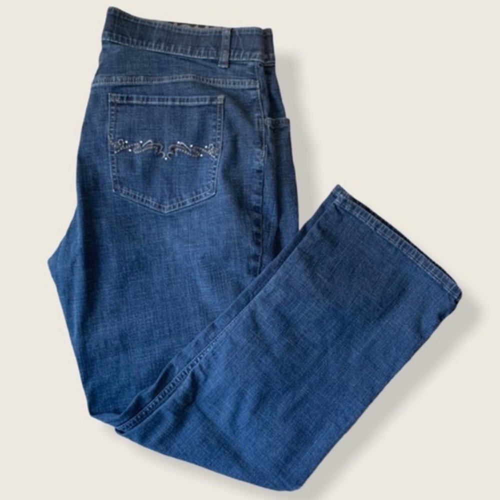 3/$25 Lee Riders Mid Rise Bootcut Jeans sz 18P 18